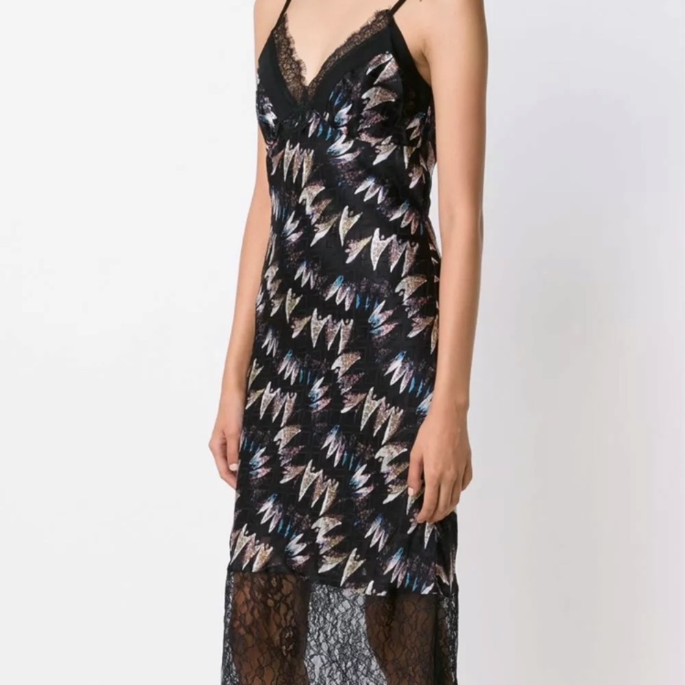 NWT! DVF Margarit Printed Army of Hearts Midi 8